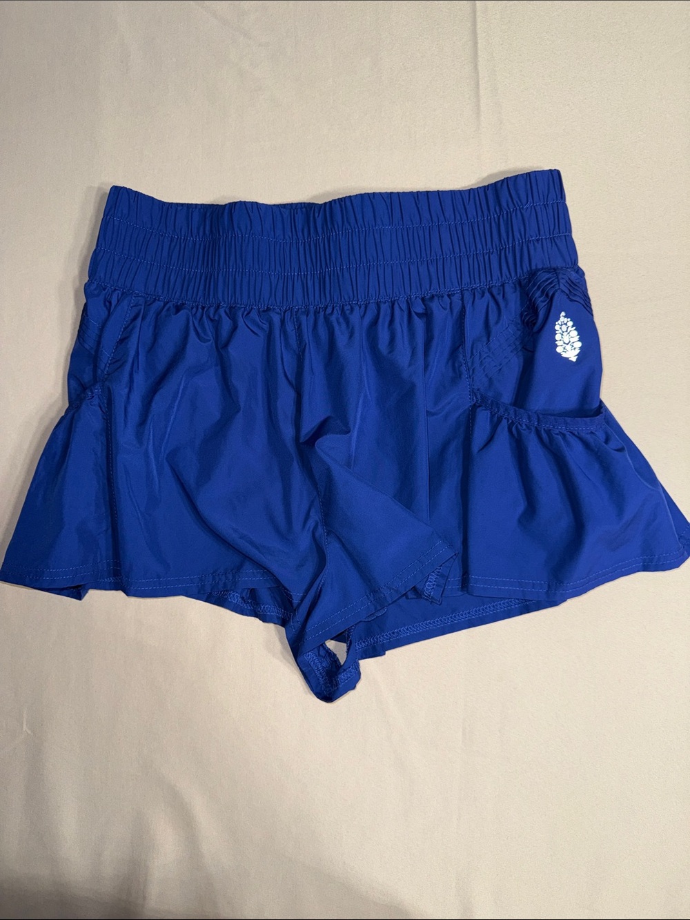 FP Movement Get Your Flirt On Shorts Royal Blue Medium